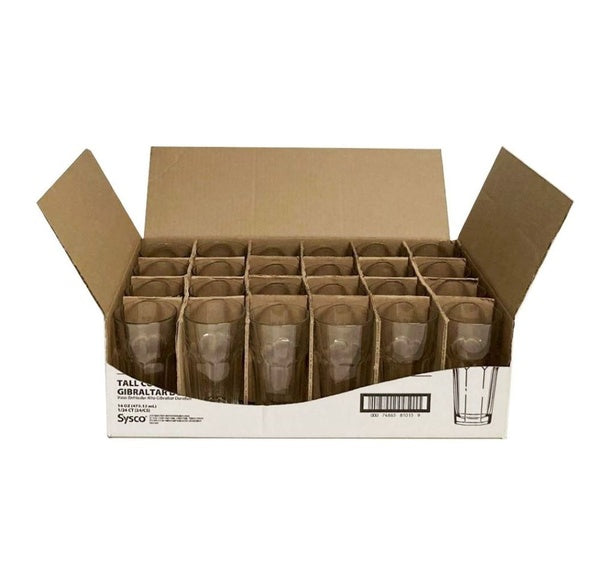 16 OZ-PACK OF GLASS COOLER TALL GBRLTR DURTF