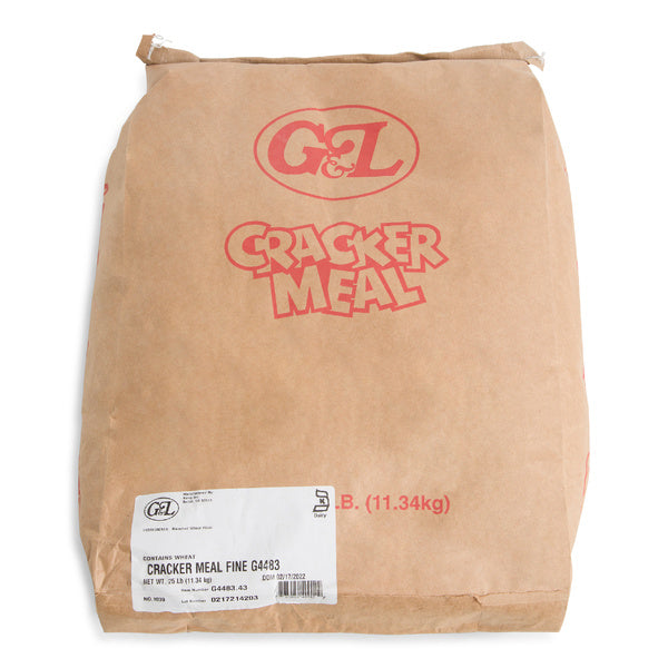 1- PACK OF CRACKER MEAL FINE NO SALT