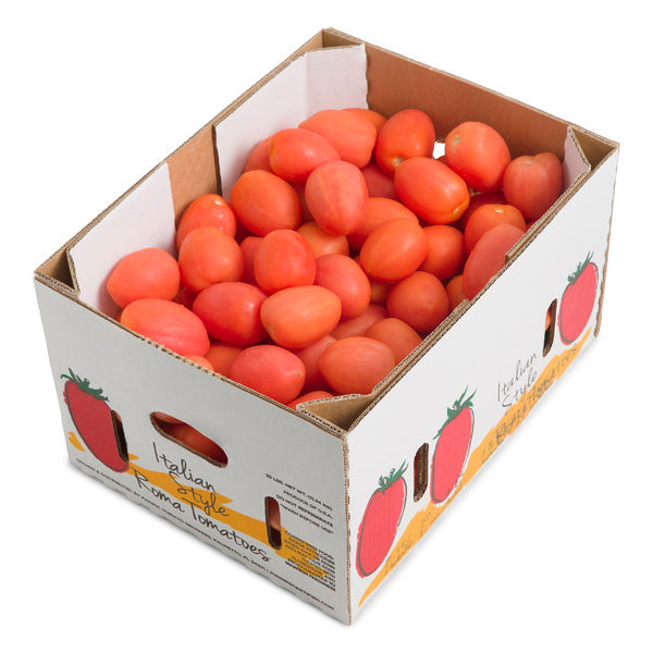 25 LB-PACK OF TOMATO ROMA UTILITY FRESH
