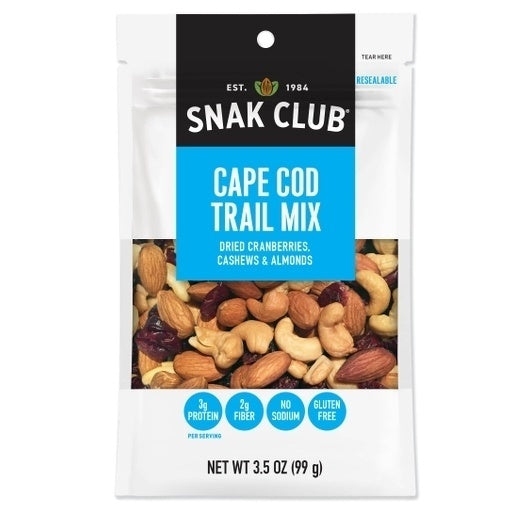 6-PACK OF Cape Cod Trail Mix Snak Club, 6 - 3.5 Oz