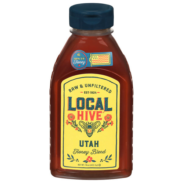 6-PACK OF HONEY RAW RAW & UNFILTERED 16 OUNCE - CASE OF 6