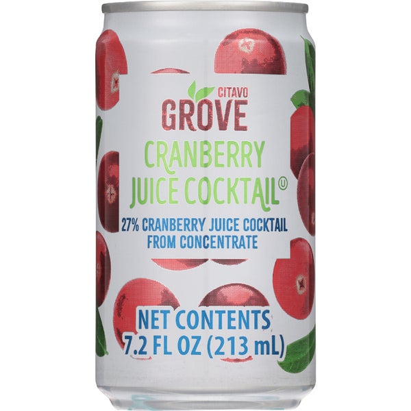 24- PACK OF JUICE CRANBERRY CKTL 27% CAN