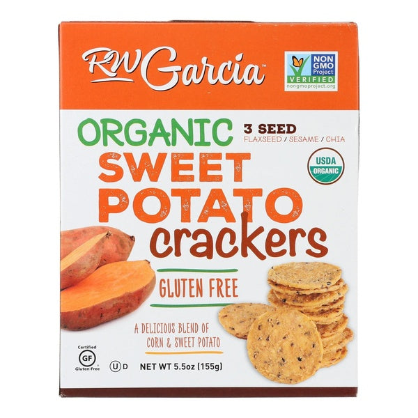 6-PACK OF Cracker Original Sweet Potato Rw Garcia 5.5 oz