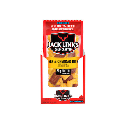 36-PACK OF Original Beef Cheddar Cheese Bites Jack Link'S, 6 - 6 - 3 Oz