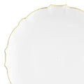 24-PACK OF Plate Appetizer 7.5" Lotus Plastic