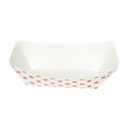 4-PACK OF TRAY FOOD PAPR RED PLAID 8OZ