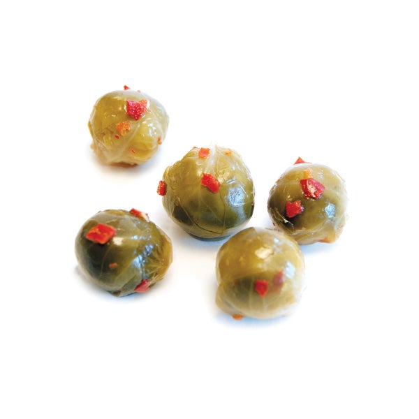 2-PACK OF Brussel Sprout Pickled, Spicy, Vegan, 2 x 3.3 Lbs (GF)