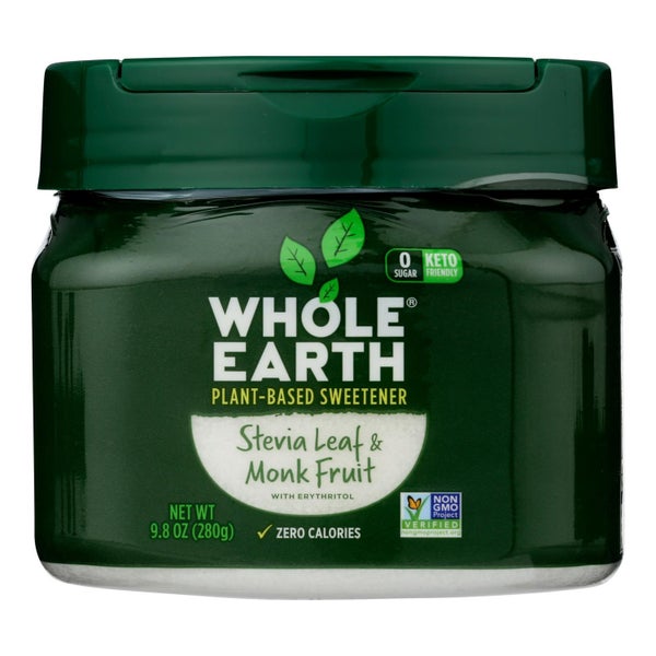 8-PACK OF Sugar Granulated Monkfruit And Stevia Whole Earth Sweetener Co 9.8 oz