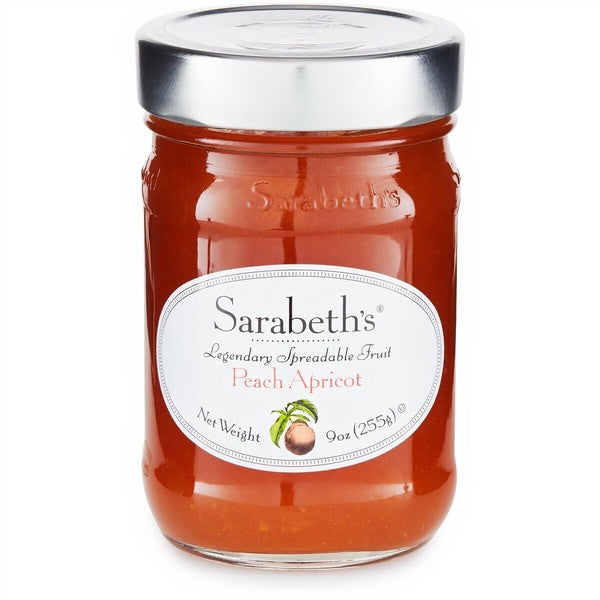 6-PACK OF Spread Fruit, Peach Apricot 9oz, Sarabeth's Kitchen