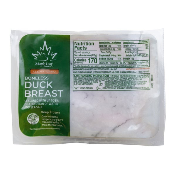 6.5 OZ-PACK OF DUCK BRST BNLS SMALL 6-7 OZS