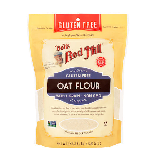 4-PACK OF Oat Flour Gluten Free Bob'S Red Mill, 4 - 18 Oz