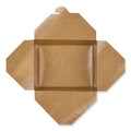 200-PACK OF Container Paper GEN KS10121 54 oz. Kraft Paper Take-Out Box - Reclosable, Heavy-Duty, 200 Count