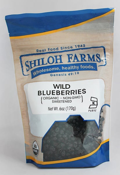 6-PACK OF Fruit Blueberry Dried Wild Organic 6 x 6 Oz