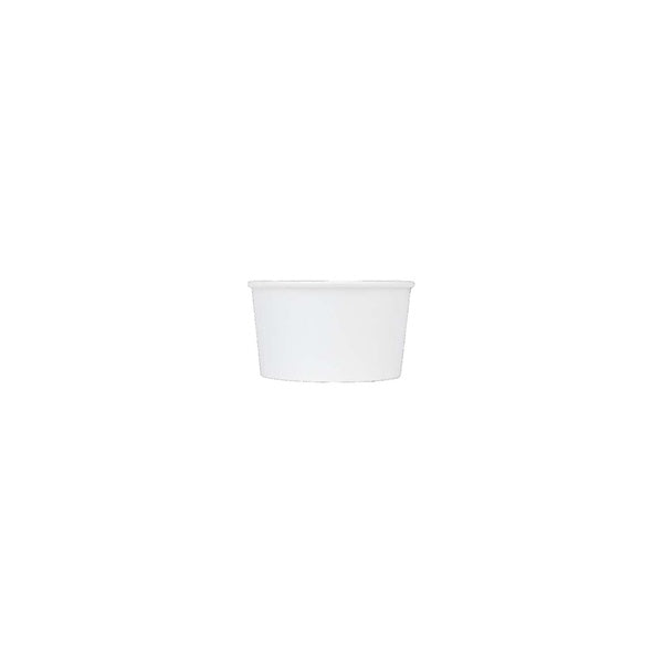 500-PACK OF Container Paper Karat Earth 12oz Eco-Friendly Paper Food Containers (114.6mm), White - 500 pcs