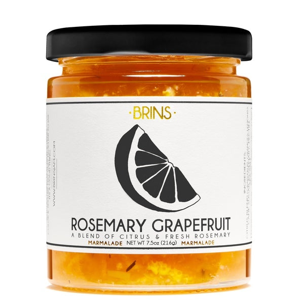 12-PACK OF Spread Rosemary Grapefruit, Brins Jams