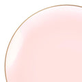 12-PACK OF Plate Appetizer 7.5" Pink Organic