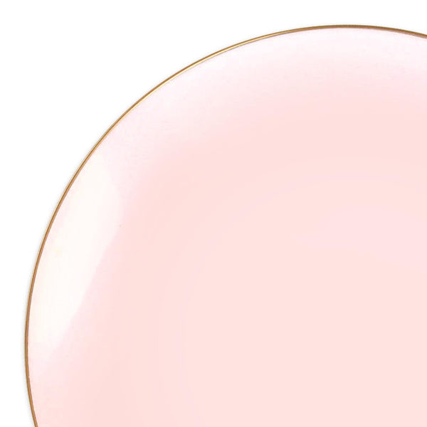 12-PACK OF Plate Appetizer 7.5" Pink Organic