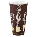 600-PACK OF Cup Paper Dart DWTG20ST Thermoguard 20 oz Insulated Paper Hot Cups - Steam Print (Pack of 600) for Hot Beverages