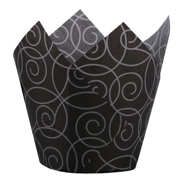 4-PACK OF CUP BAKING SM TULIP SLSWRL 3.5