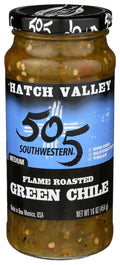12-PACK OF SALSA MEDIUM FLAME ROASTED GREEN CHILE