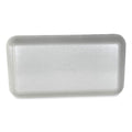 500-PACK OF Tray Foam GEN 10S Foam Meat Trays - 10.93" x 5.75" x 0.63" - Durable White Trays for Meat, Cheese, and Produce (500 Count)