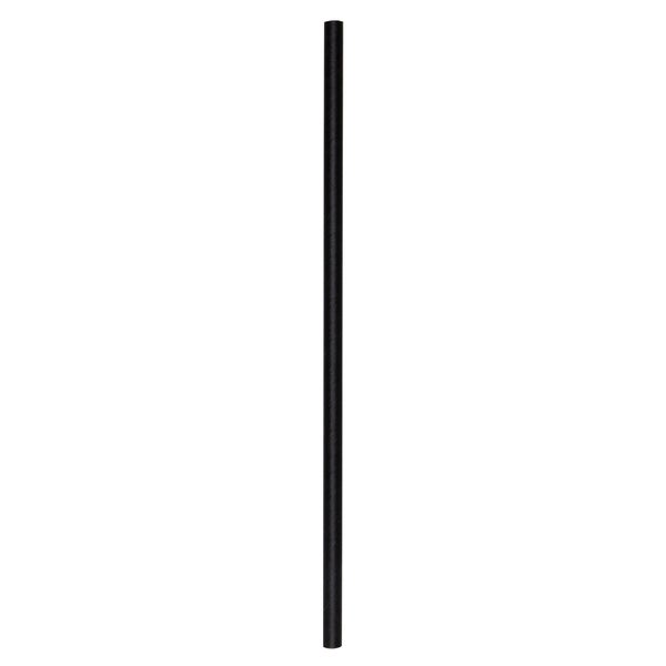 8-PACK OF STRAW PAPER BLK JMBO UNWP 7.75