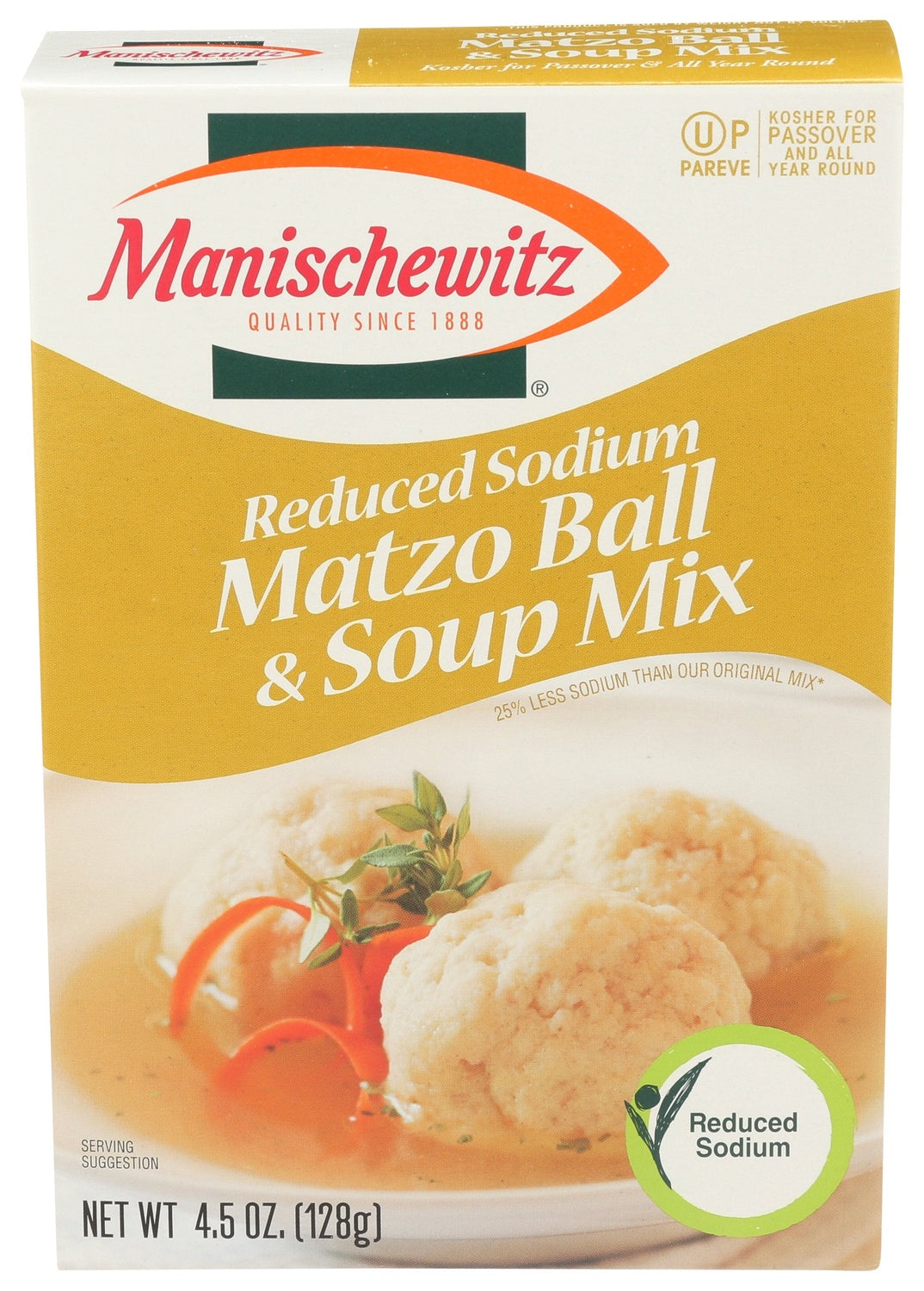 12-PACK OF MIX SOUP REDUCED SODIUM MATZO BALL