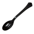 4-PACK OF SPOON PLAS SERVING BLK