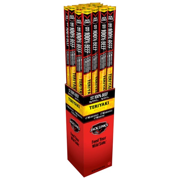 24-PACK OF BEEF STICK TERIYAKI