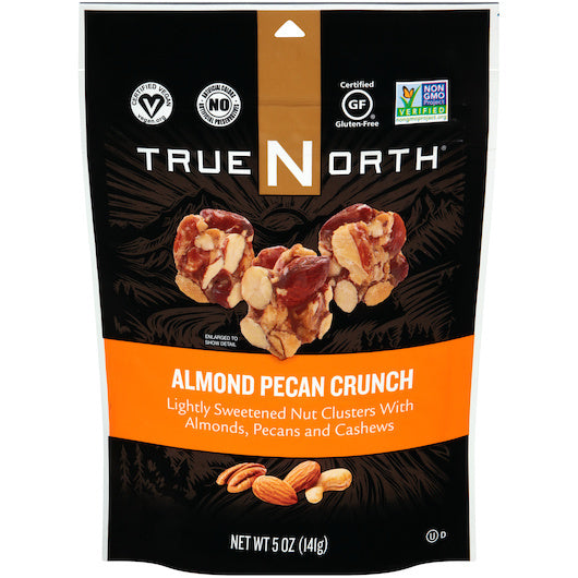 6-PACK OF Almond Pecan Crunch Pouch True North, 6 - 5 Oz