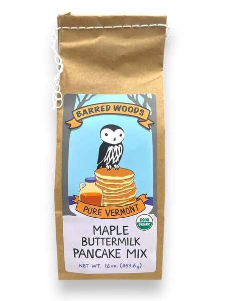 12-PACK OF Mix Organic Maple Buttermilk Pancake Mix, Barred Woods