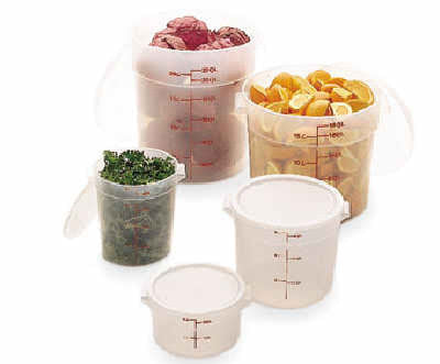 2 QT-PACK OF CONTAINER FOOD ROUND TRANS