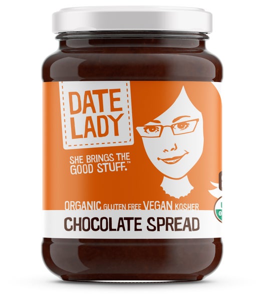 12-PACK OF Spread Fruit Date Syrup Chocolate Organic Glass Jar 12 x 10.2 Oz
