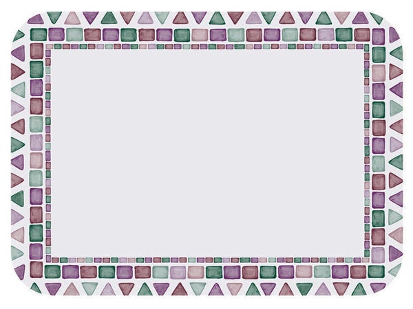 1000-PACK OF TRAY MAT PAPR TILE MOSAIC