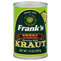 24-PACK OF Sauerkraut Bavarian Franks 14 oz