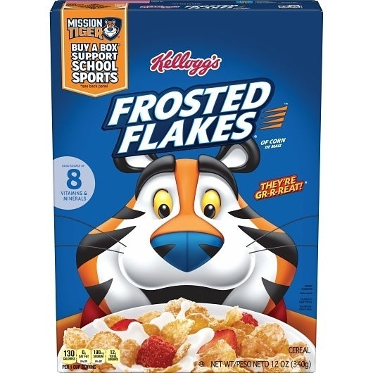 18-PACK OF Frosted Flakes Original Cereal Kellogg'S, 18 - 12 Oz
