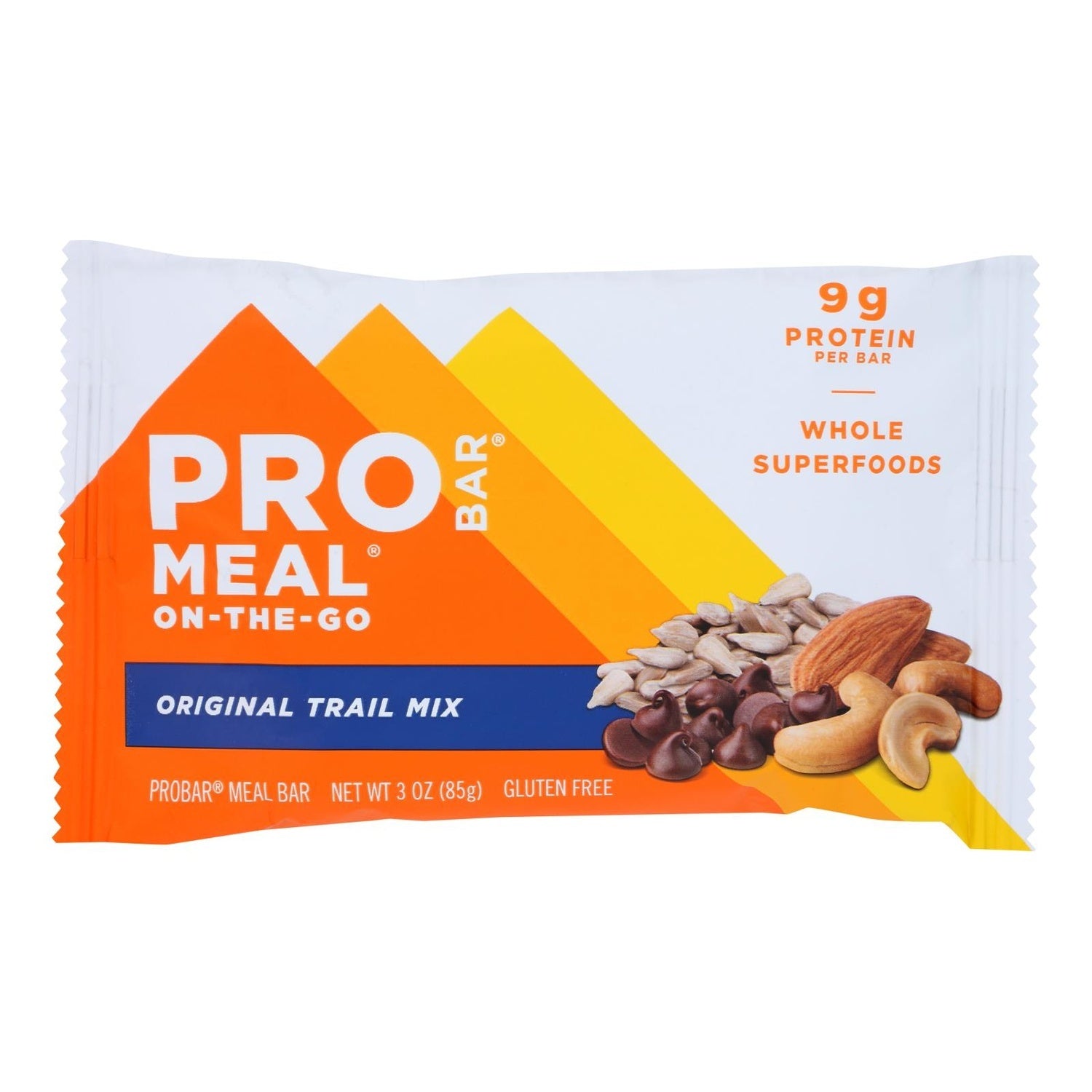 12-PACK OF BAR NUTRITIONAL MEAL, ORIGINAL TRAIL MIX