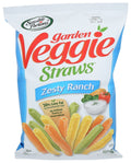 12-PACK OF SNACK VEGETABLE GARDEN VEGGIE STRAWS, ZESTY RANCH