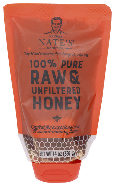 6-PACK OF HONEY RAW RAW & UNFILTERED 14 OUNCE - CASE OF 6