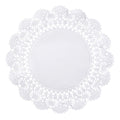 500-PACK OF DOILY PAPER LACE RND WHITE