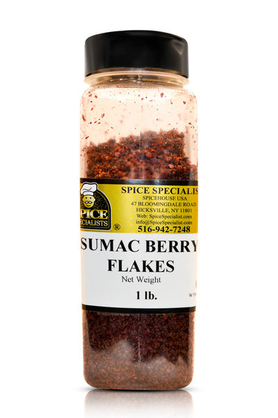 12-PACK OF Sumac Berry Flakes - 12 Pack of 1 lb. Containers