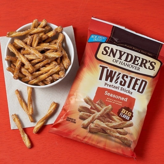 8-PACK OF Pretzel Seasoned Twist Snyders, 8 - 5 Oz