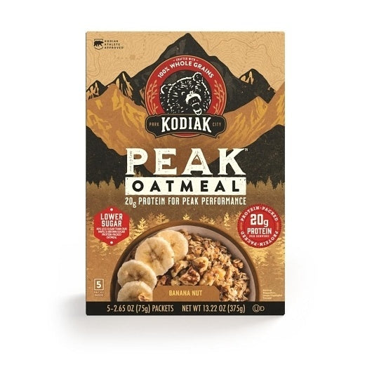 6-PACK OF Breakfast Oatmeal Banana Nut Kodiak 10.58 oz
