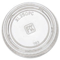 2500-PACK OF Lid Container PET Plastic Lid Fits 1oz Portion Cup Souffle Cup