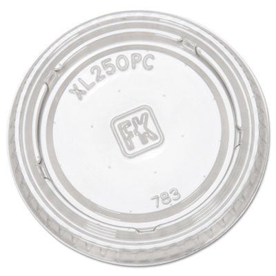 2500-PACK OF Lid Container PET Plastic Lid Fits 1oz Portion Cup Souffle Cup