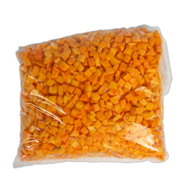 5 LB-PACK OF SQUASH BUTTERNUT DICED 1/2"