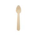 1-PACK OF SPOON WOODEN BAMBOO MINI 4.3