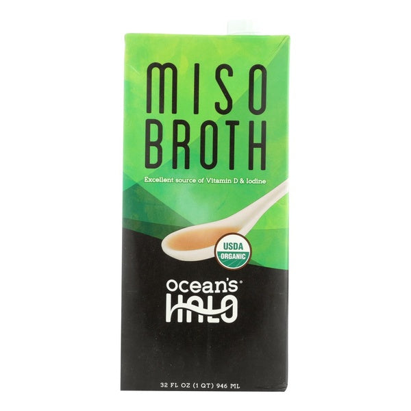 6-PACK OF Broth Veg Miso Ocean's Halo 32 fz