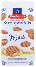 12-PACK OF WAFFLE DUTCH STROOPWAFELS, HONEY MINIS