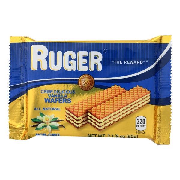 12-PACK OF COOKIE WAFER VANILLA CRISPY